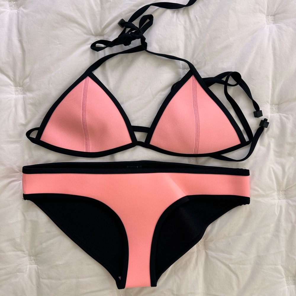 Triangl Pink Bikini Set
